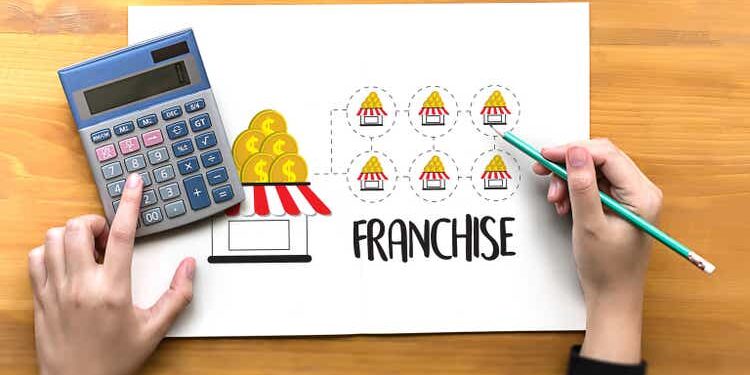 FRANCHISE Marketing Branding Retail and Business Work Mission Concept