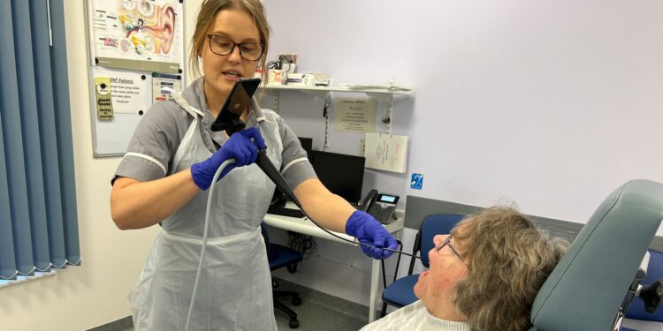 NHS pilots new iPhone adapter to check patients for throat cancer | UK News