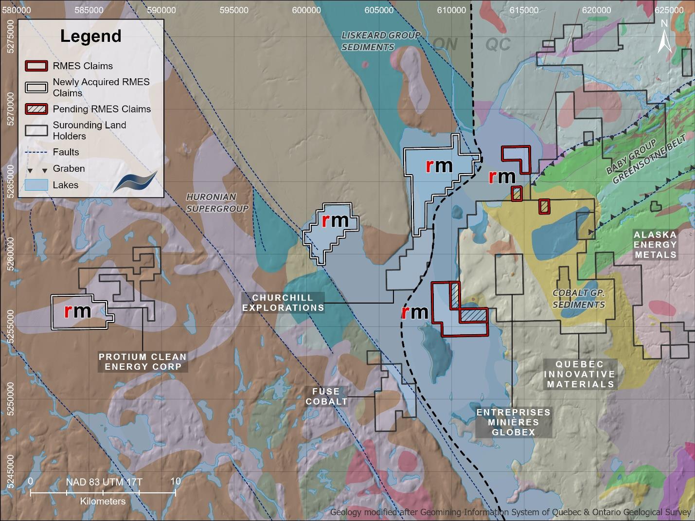 Red Metal Resources Map